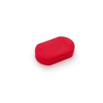 Pastillero Plastico Diseño Ovalado 3 Compartimientos - Rojo