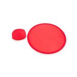 Frisby Frisbee Plegable Foldable Park con Estuche - Rojo