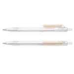 Esfero Boligrafo Turin Oceano Plastico Retractil - Blanco