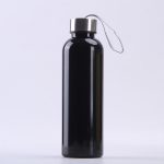 Botella Botilito No5 Elaborado en Plástico con Manija - Negro