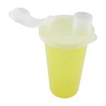 Botella Botilito Con Tapa Hermetica Tapa Presion - Amarillo