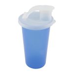 Botella Botilito Con Tapa Hermetica Tapa Presion - Azul