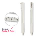 Esfero Bolígrafo Holographic Plástico - Blanco