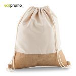 Bolsa Bolso Sporty Bag Eco Yute Elaborado en Poliester - Natural
