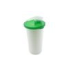 Vaso Botilito Con Tapa Hermetica - Blanco/Verde