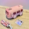 Botella Botilito Plástico Bus con Cinta 500 ml - Rosado