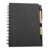 Libreta Agenda Ecológica Con Boligrafo 31 - Negro