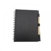 Libreta Agenda Ecológica 32 Con Boligrafo - Negro