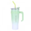 Mug Viajero Big con Pitillo Metalico - Verde