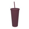 Vaso Doble Pared con Pitillo 22ONZ Blag - Tinto