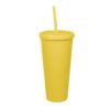 Vaso Doble Pared con Pitillo 22ONZ Blag - Amarillo