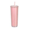 Vaso Termo Doble Pared Con Pitillo Neli 22 Onz - Rosa
