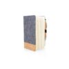 Libreta Page Con Tapa De Corcho + Boligrafo - Gris