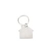 Llavero metálico Home En Forma De Casa - Blanco