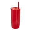 Mug Tommy 600 Ml Doble Pared Con Sorbete - Rojo
