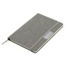 Libreta Greta Con Placa Metalca 80 Hojas Rayadas - Gris Oscuro