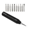 Desarmador con 10 puntas intercambiables Brunel - Negro