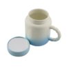 Mug Ceramica Con Agarre Trenzado Tapa 2 - Azul