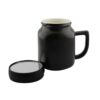 Mug Ceramica EL Yin Y El Yang Tapa 3 - Negro