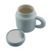 Mug Ceramica Tapa Plana Con Acabado Espejo 4 - Azul