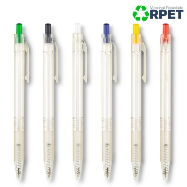 Bolígrafo Esfero Plastico Gamma RPET Push