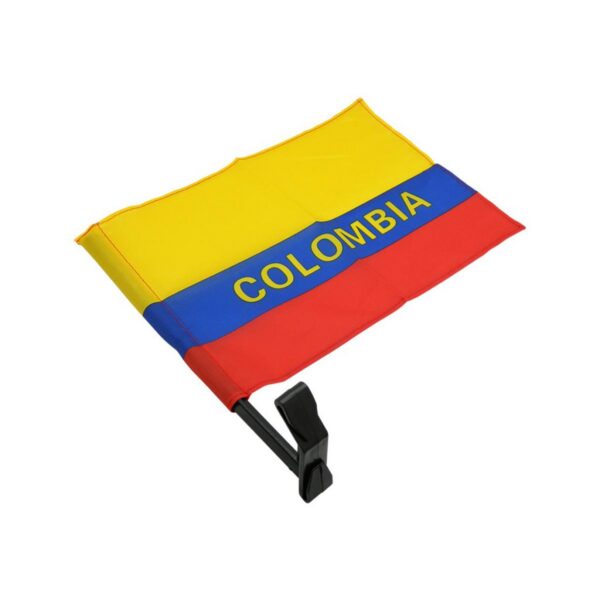 Bandera Colombia Con Asta para puerta de carro
