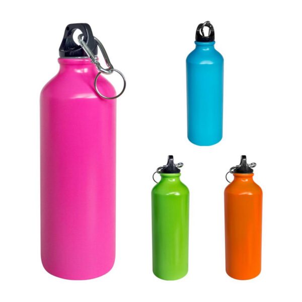 Botella Botilito Metalico Con Colores Neon