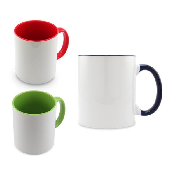 Pocillo Mug Sublimacion Color Interior 11 Oz