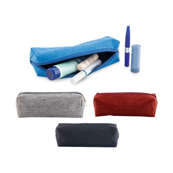 Cosmetiquera Neceser Rectangular En Poliester Cremallera