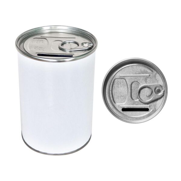 Alcancia En Aluminio y Carton Argolla Para Destapar