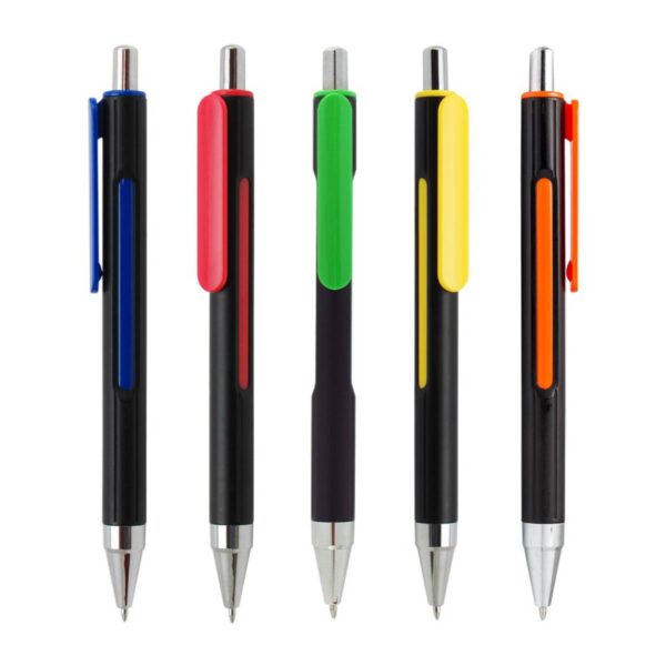 Esfero Boligrafo Praga Plastico Negro Retractil
