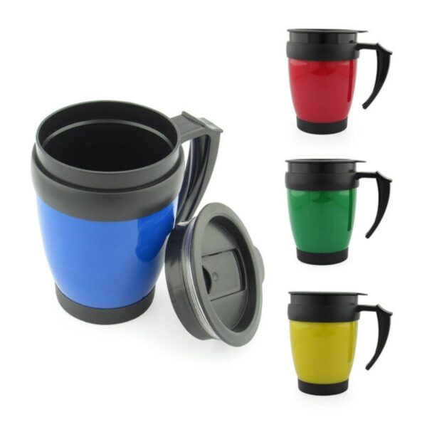 Vaso Mug Barril Viajero 10 Oz Color Solido