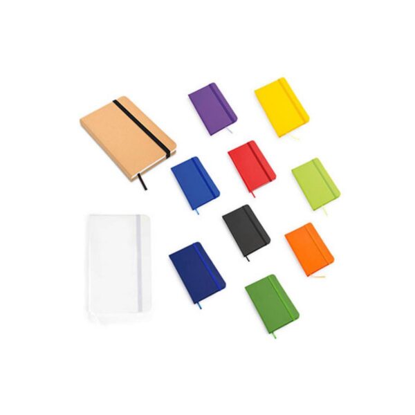 Libreta Ejecutiva Mini Imitacion Cuero Banda Elastica