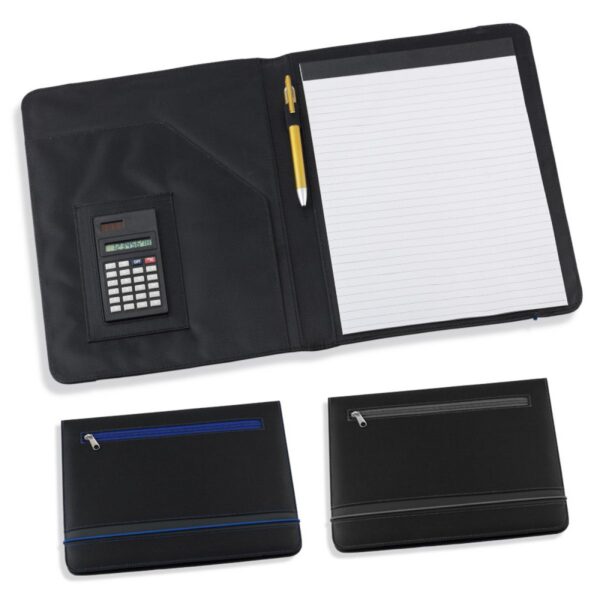 Carpeta Estuche Portafolio A4 Crown Calculadora 8 digitos