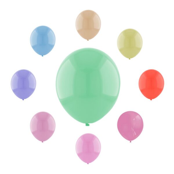 Globo Pastel R9 Paquete de 50 Colores Pastel