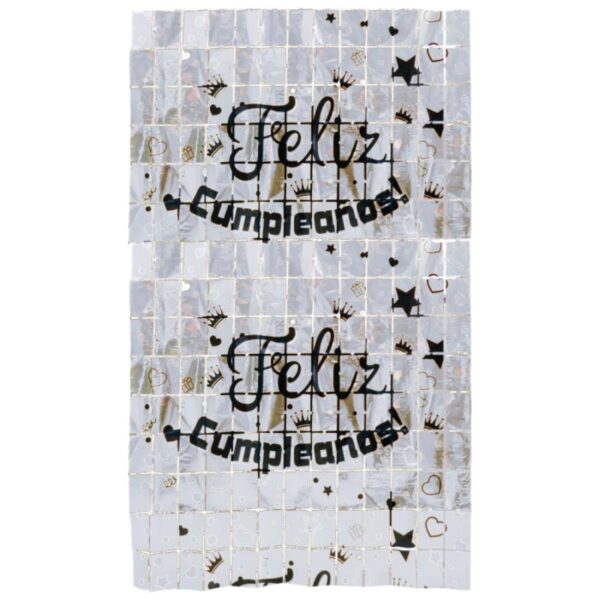 Cortina Feliz Cumpleaños de Cuadros