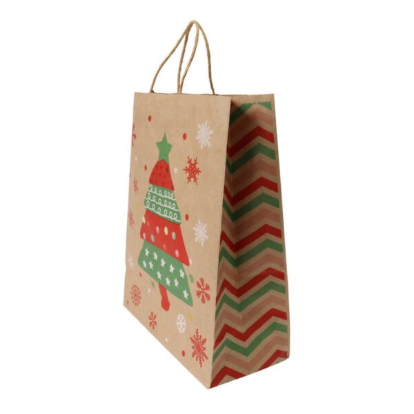 Bolsa Navideña Arbol Papel Carft