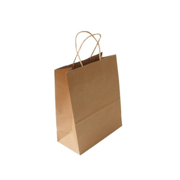 Bolsas de Papel Craft Reciclable con Manija Trenzada