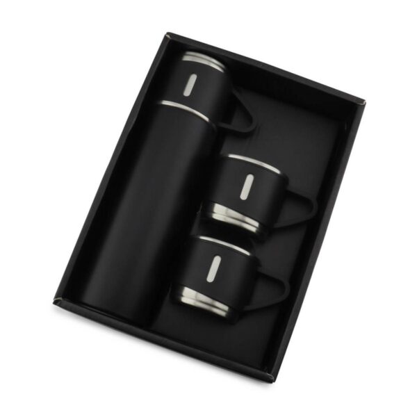 Set en Acero Inoxidable Termo 460ml y Pocillos