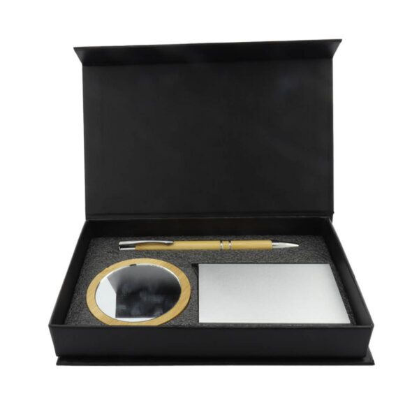 Estuche Elegante Esfero mas Espejo en Bambú