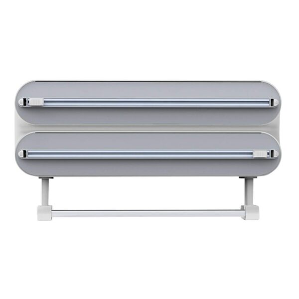 Dispensador Porta Rollo Cocina 2 Cortador Deslizable