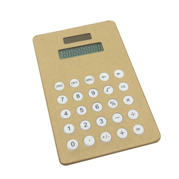 Calculadora Ecológica Con Pantalla Digital