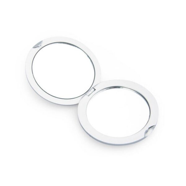 Espejo Redondo Twin con diseno redondo Color Plateado