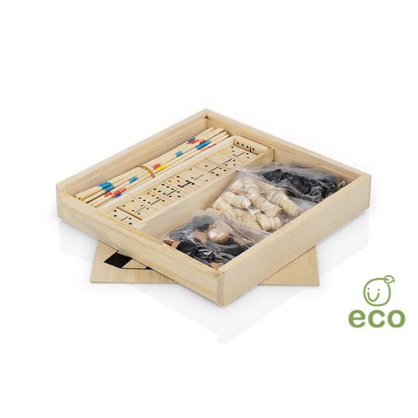 Set de Juegos Enjoy Elaborado en Madera