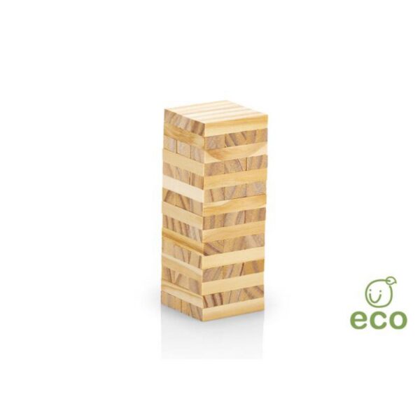 Jenga Torre de Madera Empire con Estuche en Algodón