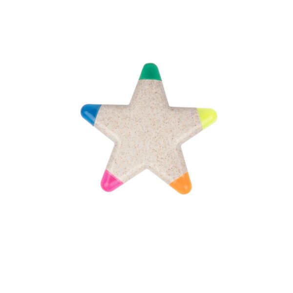 Resaltador 5 Colores Star Trigo