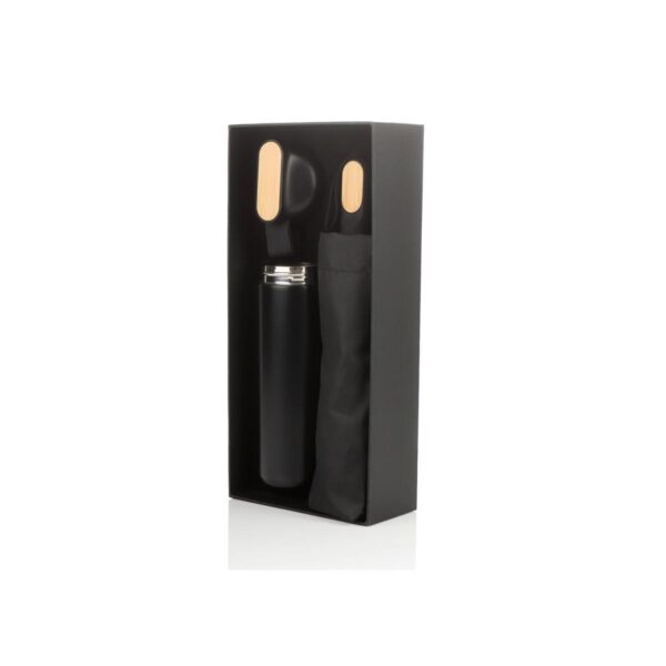 Set Ejecutivo Elegante Paraguas Da Vinci