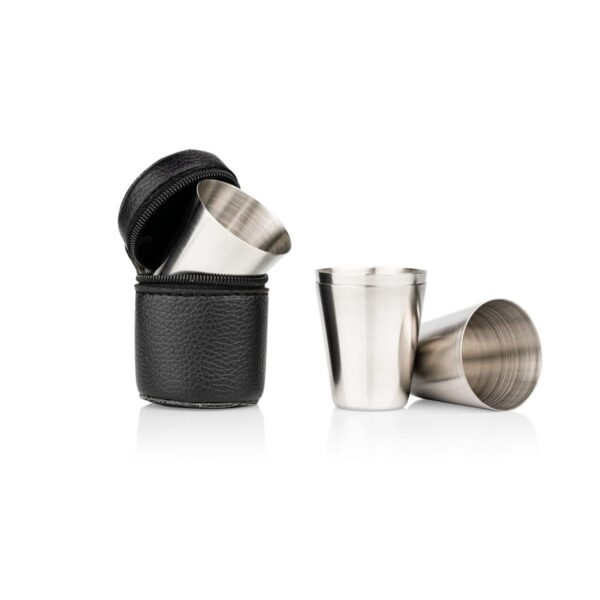 Set De 4 Copas en Acero Inoxidable Party