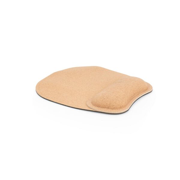 Mouse Pad Corcho base Antideslizante Apoya Muñeca