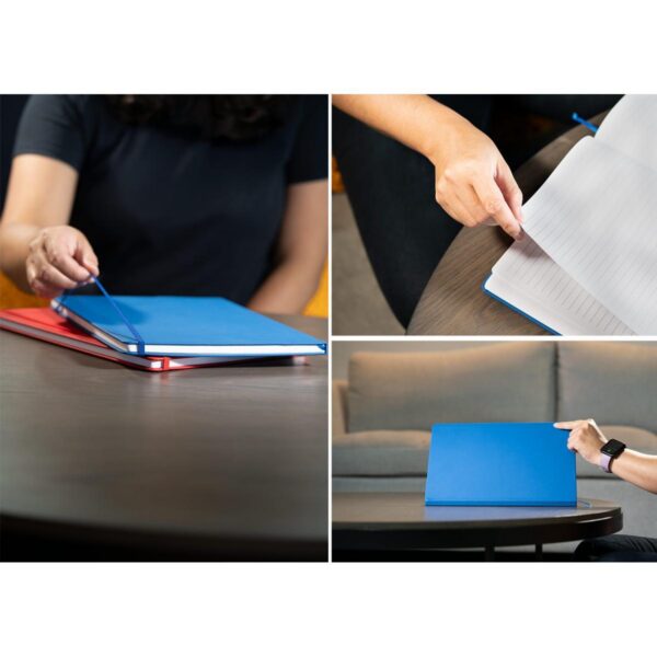 Libreta Ejecutiva XL Con cintas de colores En Portada